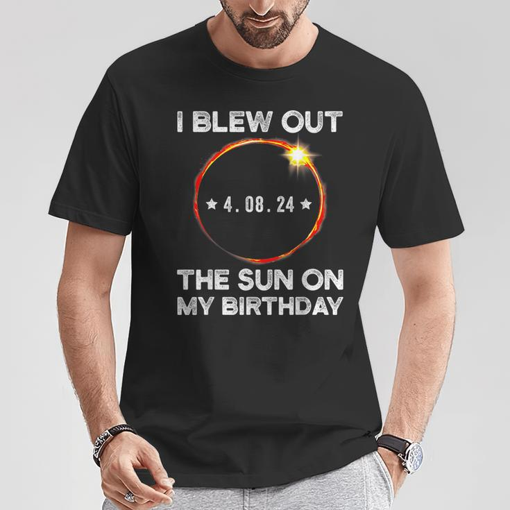 Solar Eclipse Birthday I Blew Out The Sun On My Birthday T-Shirt Unique Gifts