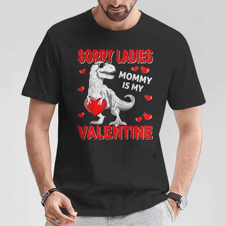 Sorry Ladies Mommy Is My Valentine Day For Boys T-Shirt Unique Gifts