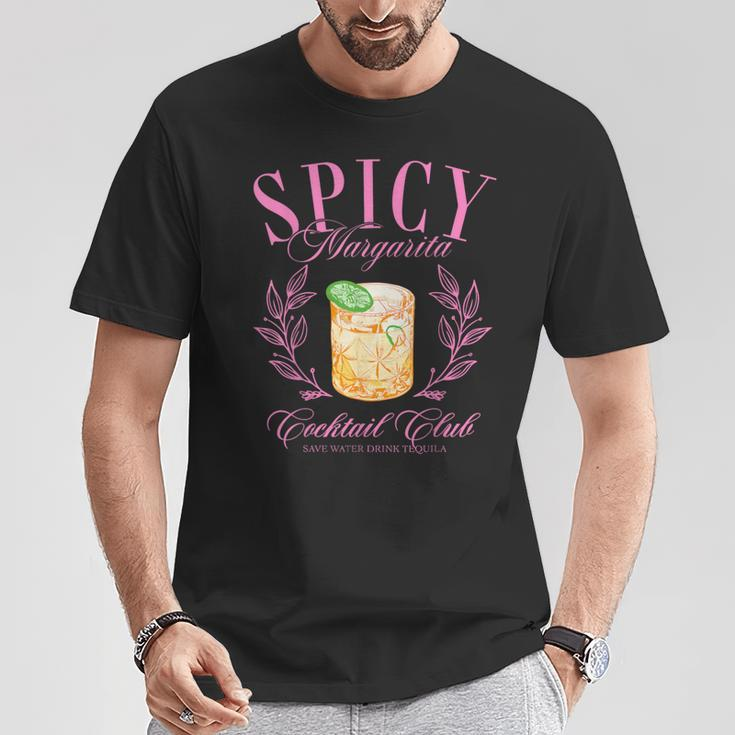 Spicy Margarita Cocktail Club Social Club Spicy Marg Womens T-Shirt Funny Gifts