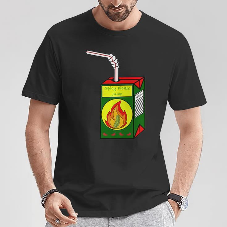 Spicy Pickle Juice Box T-Shirt Unique Gifts