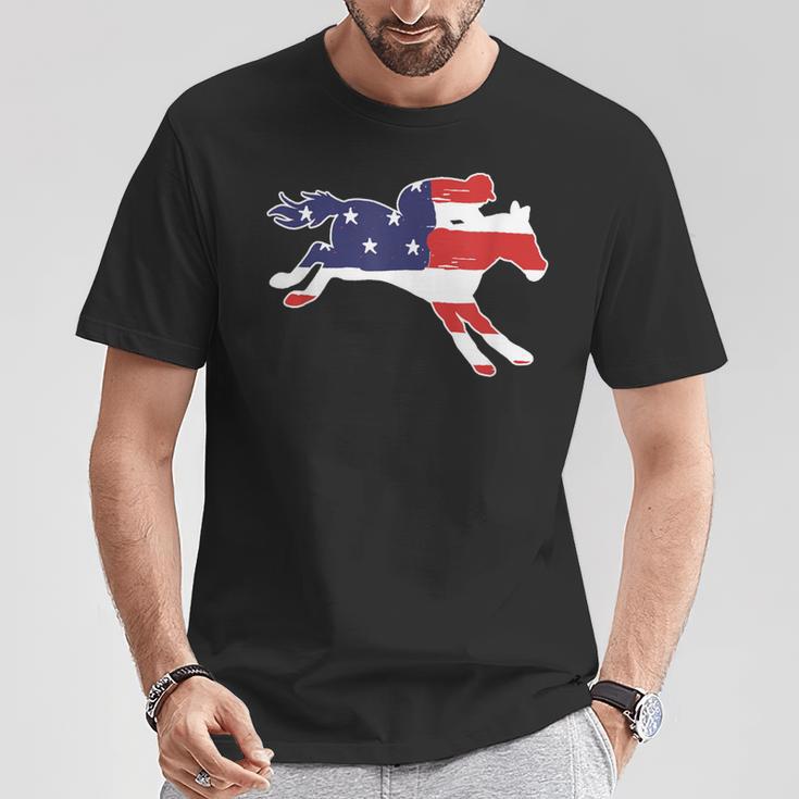 Splechase Horse Racing Men's Splechase Flag T-Shirt Unique Gifts