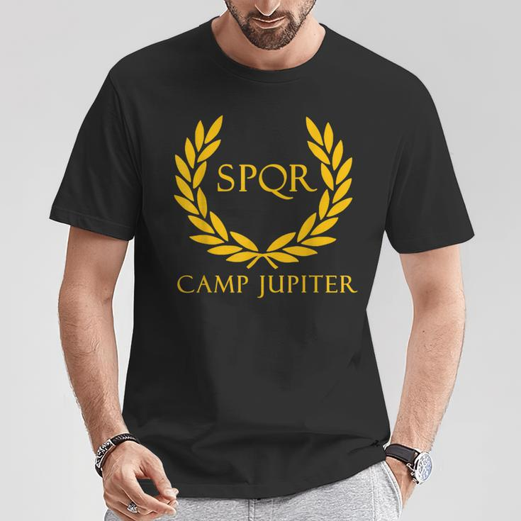 Spqr Senatus Populus Que Romanus Camp Jupiter T-Shirt Lustige Geschenke