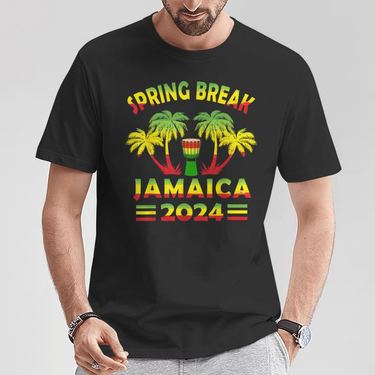 Spring Break Jamaica 2024 Matching Family Vacation Souvenir T-Shirt Unique Gifts