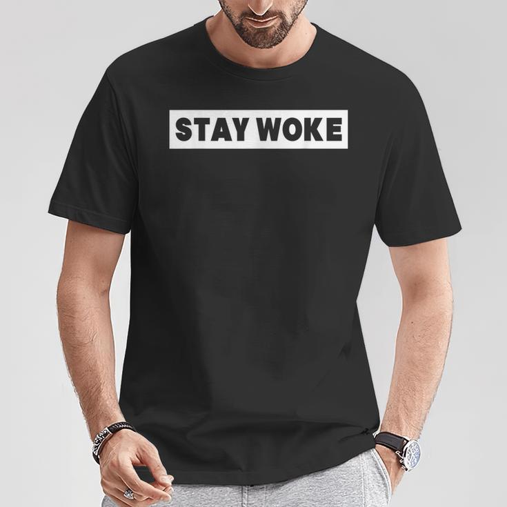 Stay Woke Political Protest Equality Resist T-Shirt Unique Gifts