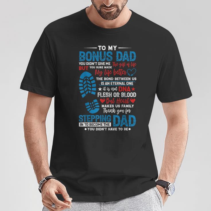 Step Father's Step Dad's Amazing Non Biological Dad T-Shirt Unique Gifts