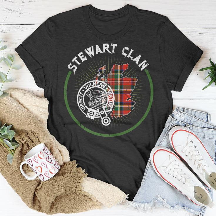Stewart Family Name Surname Reunion Matching Family Tree T-Shirt Funny Gifts
