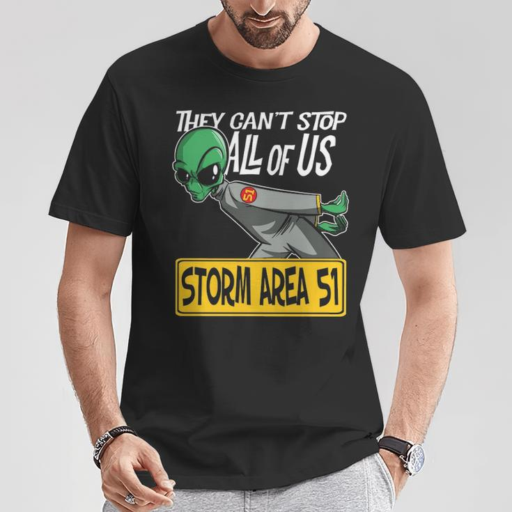 Storm Area 51 They Can't Stop All Of Us Running Alien T-Shirt Unique Gifts