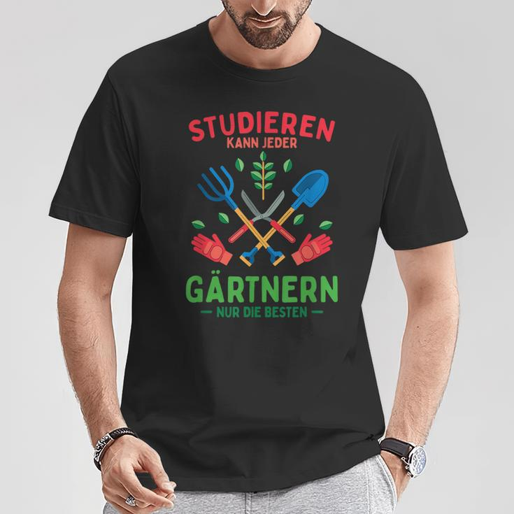 Study Can Everyone Gärtnern Nur Die Besten Black T-Shirt Lustige Geschenke
