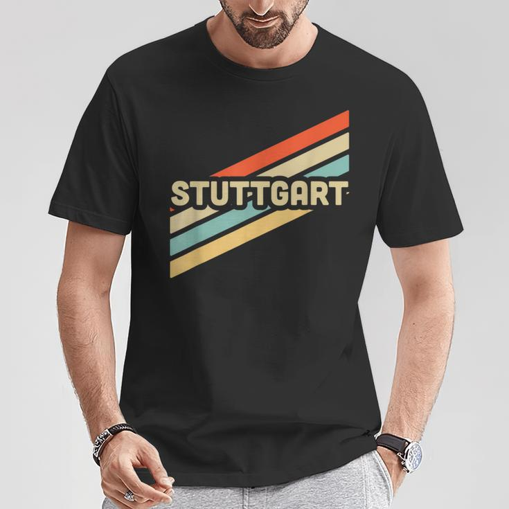 Stuttgart Vintage Retro S T-Shirt Lustige Geschenke