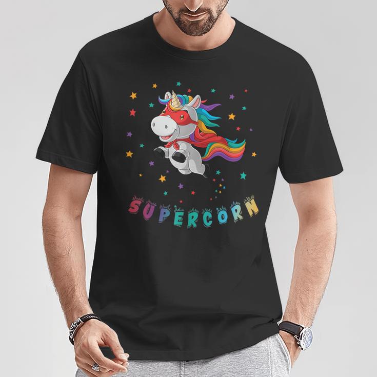 Supercorn Superhero Unicorn T-Shirt Lustige Geschenke