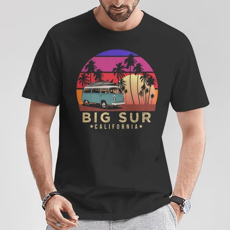 Surfer Big Sur California Vintage Van Surf T-Shirt Unique Gifts