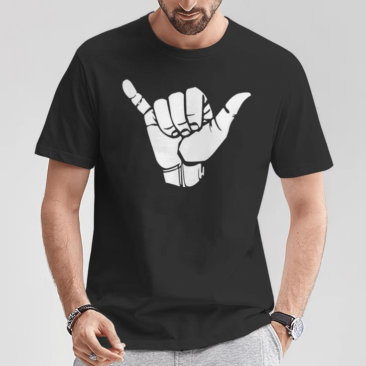 Surfer's Shaka Hand Sign Surfing Surf Culture T-Shirt Unique Gifts