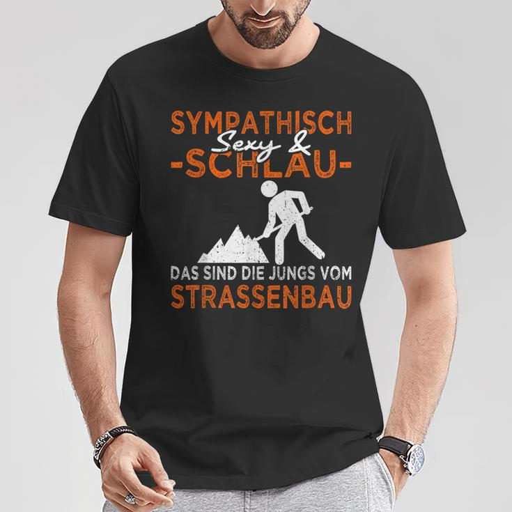 Sympathic And Schlau Strassenbau & Street Keeper Black S T-Shirt Lustige Geschenke