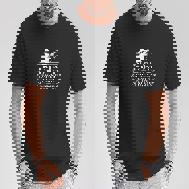 T-shirt Passion Chasse Papa le Chasseur, Idée pour Fans de Chasse Cadeaux drôles