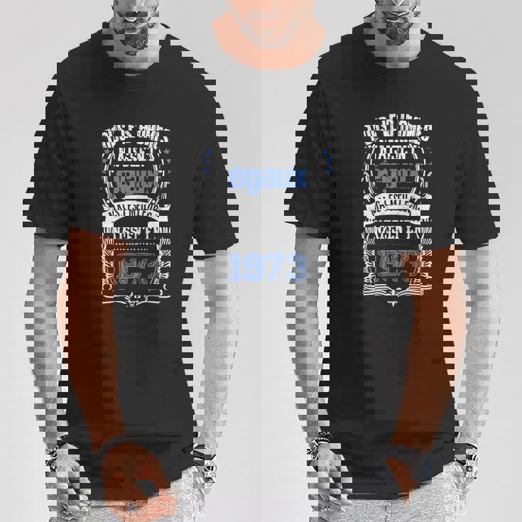 T-shirt Vintage Année 1973, Design Rétro Unisexe Cadeaux drôles
