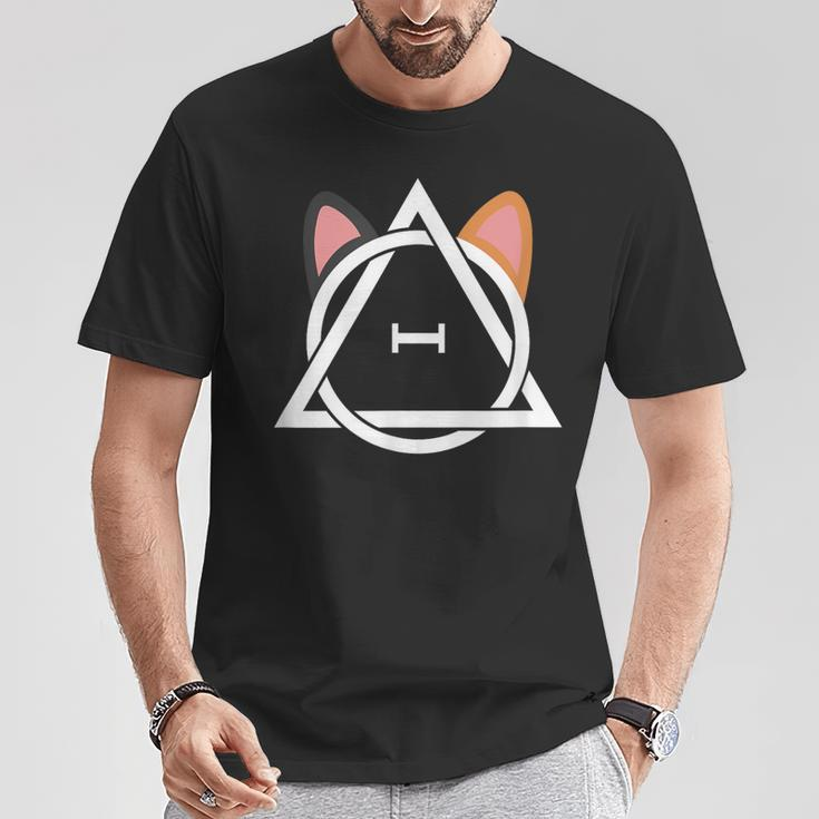 Theta Delta Symbol For Calico Cat Therian T-Shirt Unique Gifts