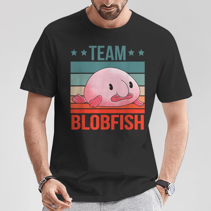 Team Blobfisch Deep Sea Fish Blobfish T-Shirt Lustige Geschenke