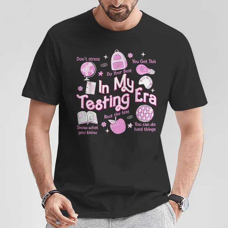 In My Testing Era Teachers Student Rock The Test Testing Day T-Shirt Unique Gifts