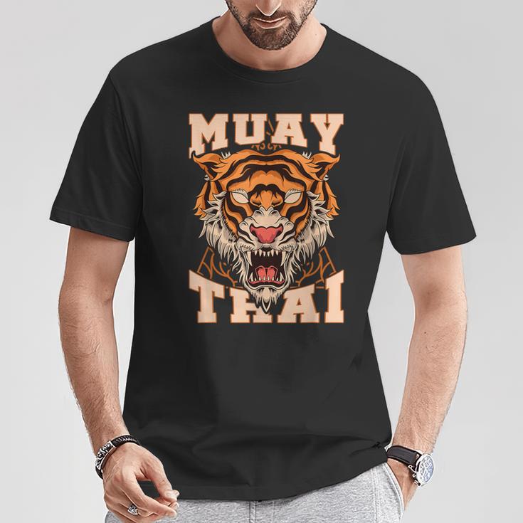 Thai Boxer Tiger Muay Thai T-Shirt Lustige Geschenke