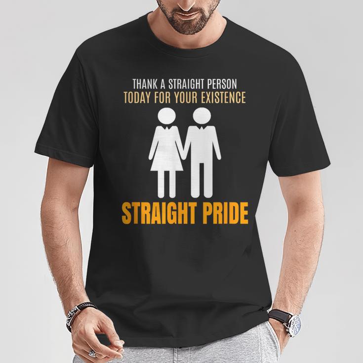 Thank A Straight Person Today For Your Existence T-Shirt Unique Gifts