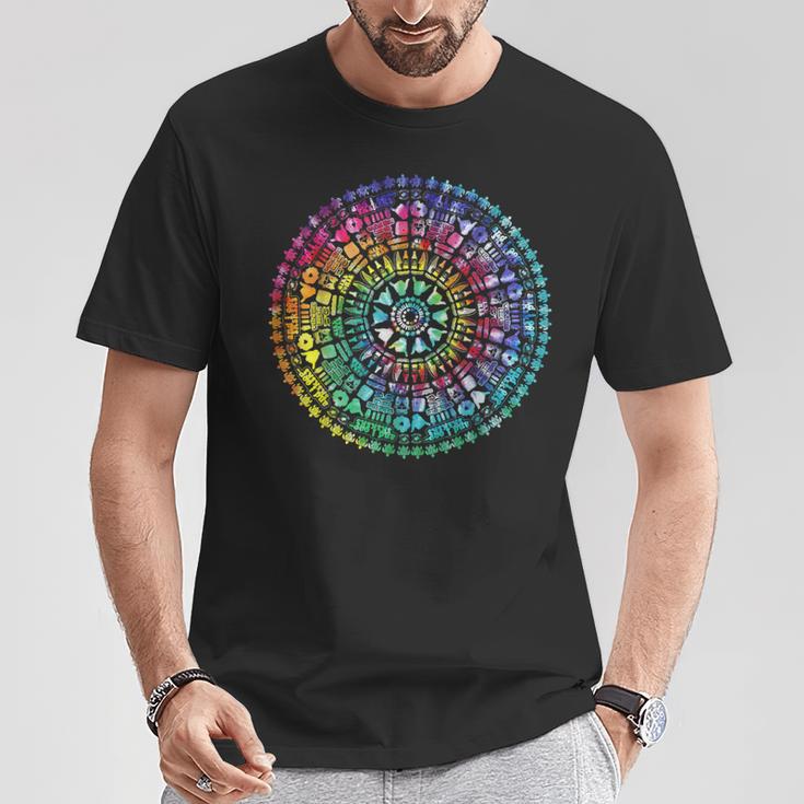 Tie Dye Mandala Sksksk And I Oop Save The Turtles Visco Girl T-Shirt Unique Gifts