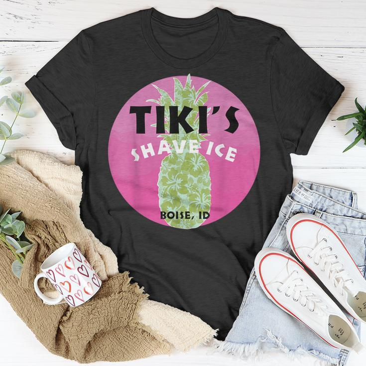 Tiki's Snow Cone Shave Ice Pineapple Summer T-Shirt Unique Gifts