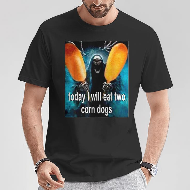 Today I Will Eat Two Corn Dogs T-Shirt Personalized Gifts
