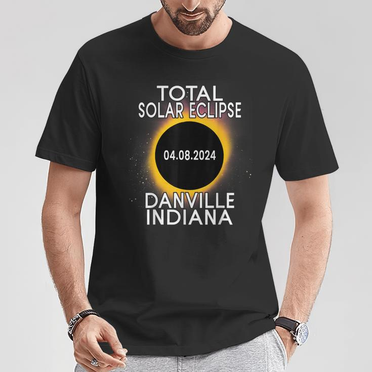 Total Solar Eclipse 2024 Danville Indiana Path Of Totality T-Shirt Unique Gifts