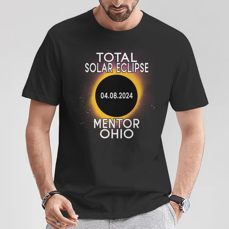 Total Solar Eclipse 2024 Mentor Ohio T-Shirt Unique Gifts