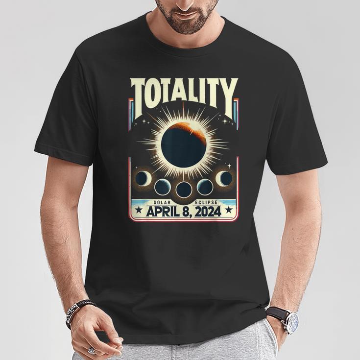 Total Solar Eclipse 2024 Totality Total Eclipse T-Shirt Unique Gifts