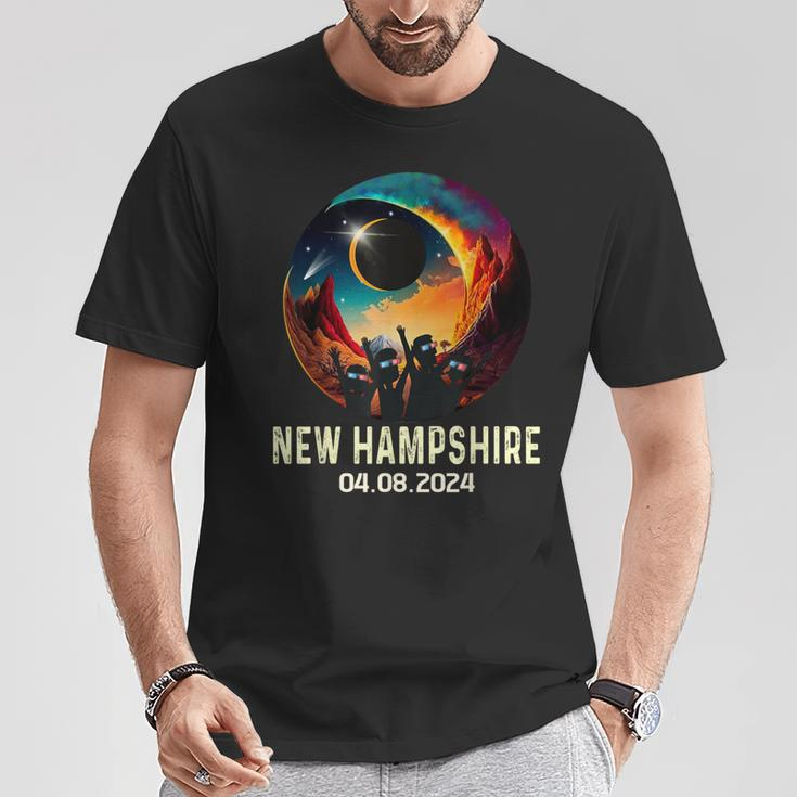 Total Solar Eclipse 2024 Totality New Hampshire T-Shirt Unique Gifts