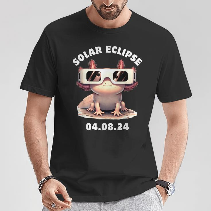 Total Solar Eclipse Axolotl April 8 2024 Solar Eclipse T-Shirt Unique Gifts