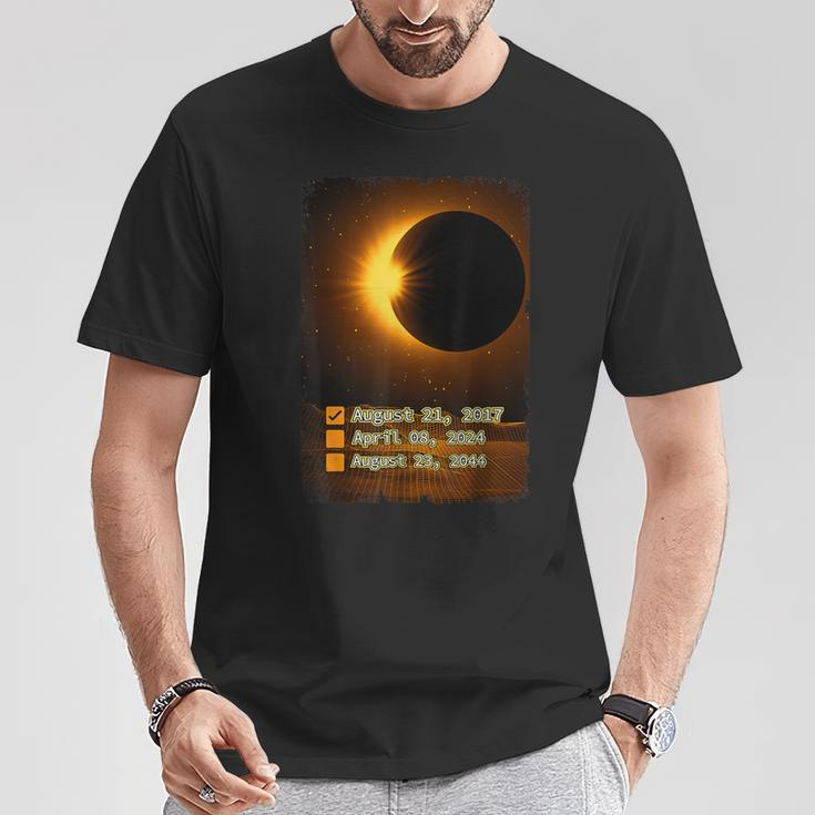 Total Solar Eclipse Check List 8Th April 2024 T-Shirt Unique Gifts