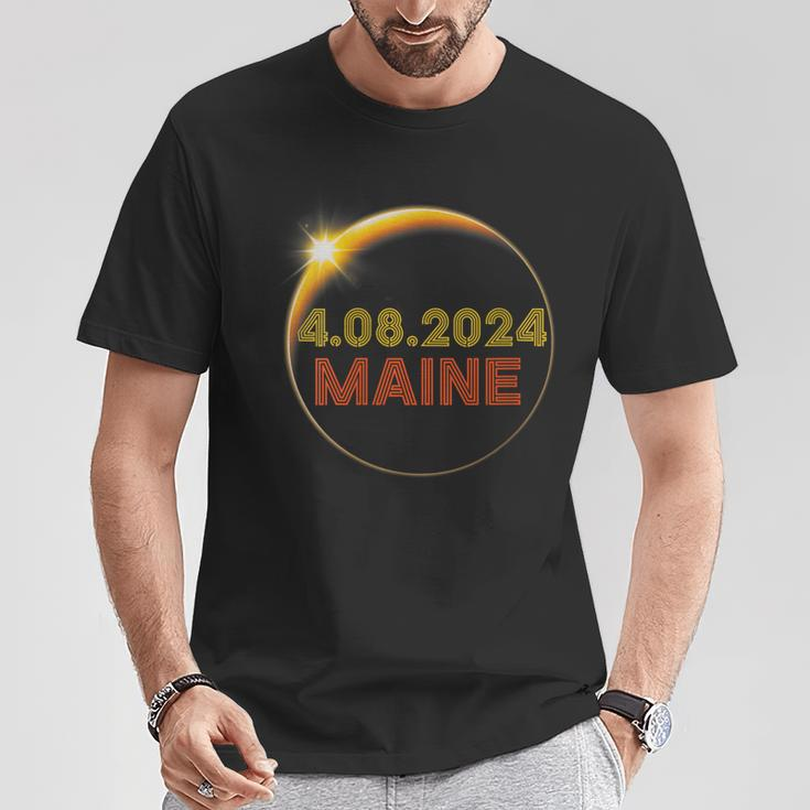Totality 04 08 24 Total Solar Eclipse 2024 Maine Party T-Shirt Unique Gifts