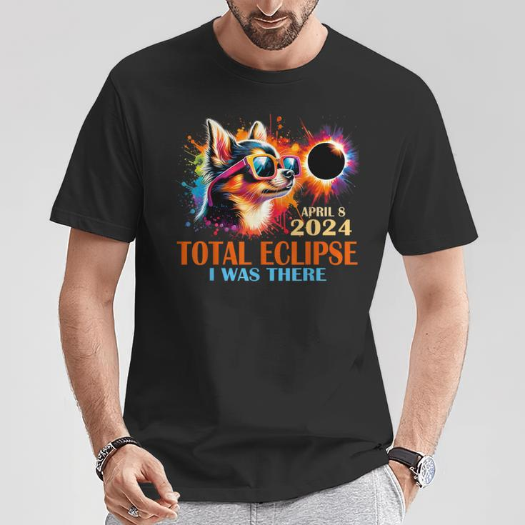 Totality Total Solar Eclipse 2024 Chihuahua Dog Colorful T-Shirt Unique Gifts