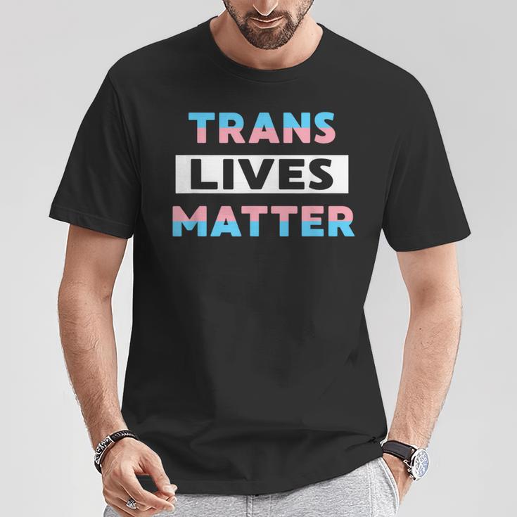 Trans Lives Matter Transgender Pride Lbgtq Equality T-Shirt Unique Gifts