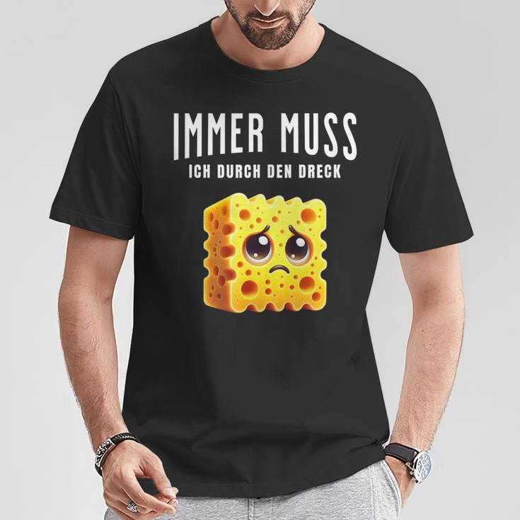 Trauriger Schwamm T-Shirt Lustige Geschenke