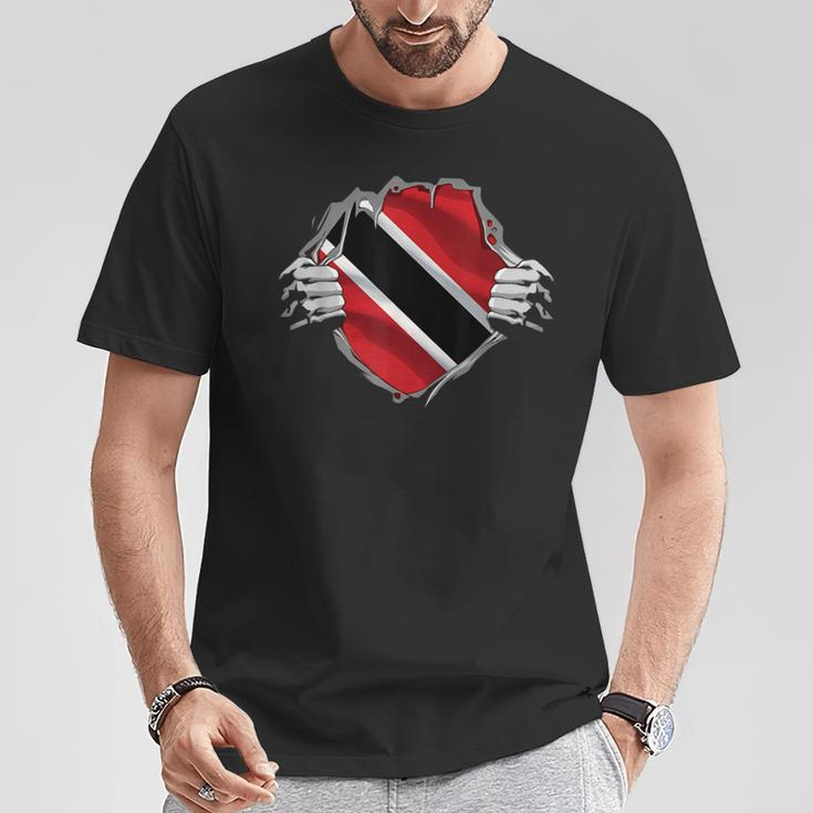 Trinidad And Tobago Clothing Trini Flag Roots Trinidadian T-Shirt Unique Gifts