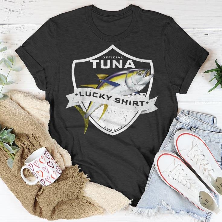 Tuna Lucky Accessories To Yellowfin Tuna Fishing T-Shirt Unique Gifts