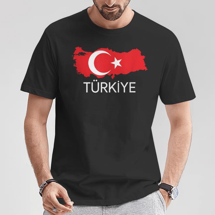 Türkei Türkische Fahne Türkei Landkarte Harita T-Shirt Lustige Geschenke