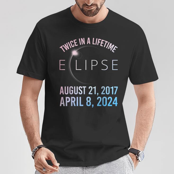 Twice In A Lifetime Solar Eclipse 2024 Total Eclipse T-Shirt Unique Gifts