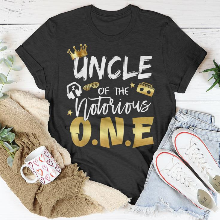 Uncle Of The Notorious One Old School 1St Hip Hop Birthday T-Shirt Funny Gifts
