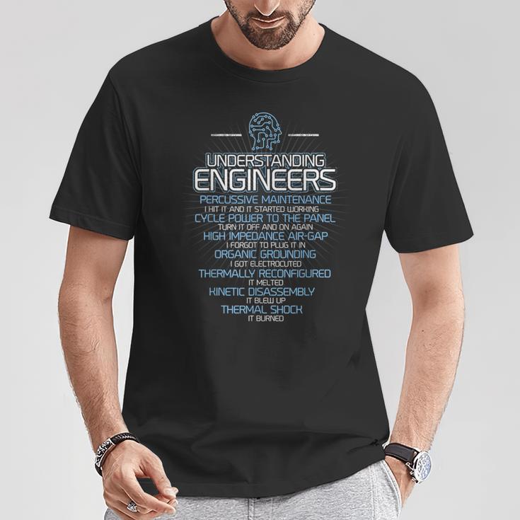 Understanding Engineers Engineer Engineering Science Math T-Shirt Unique Gifts