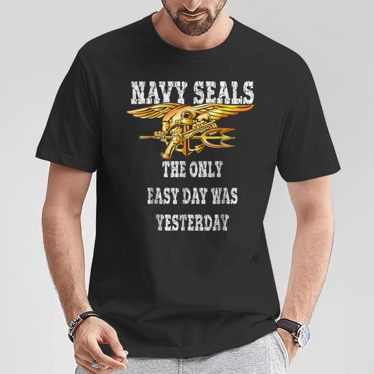 Us Navy Seals Easy Day Original Navy T-Shirt Unique Gifts