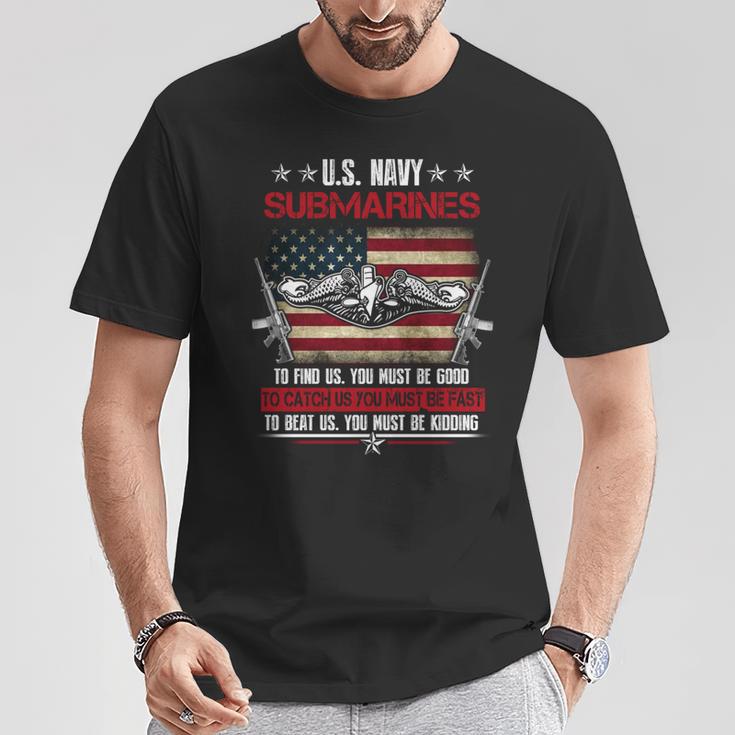 Us Navy Submarines Submarines Veteran T-Shirt Unique Gifts