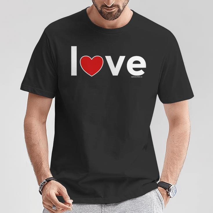 Valentines Day For Him Her Love Decorations Heart T-Shirt Unique Gifts