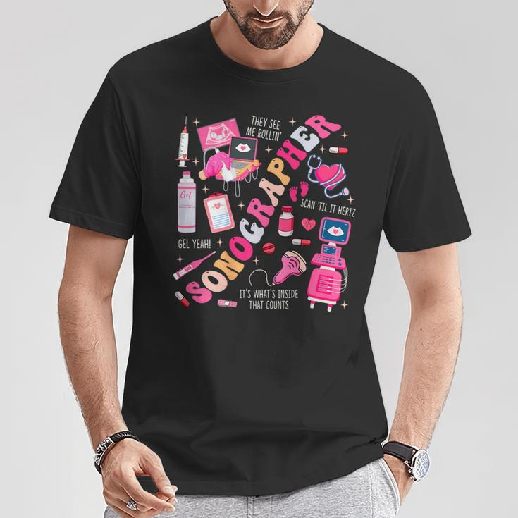 Valentine's Day Sonographer T-Shirt Unique Gifts