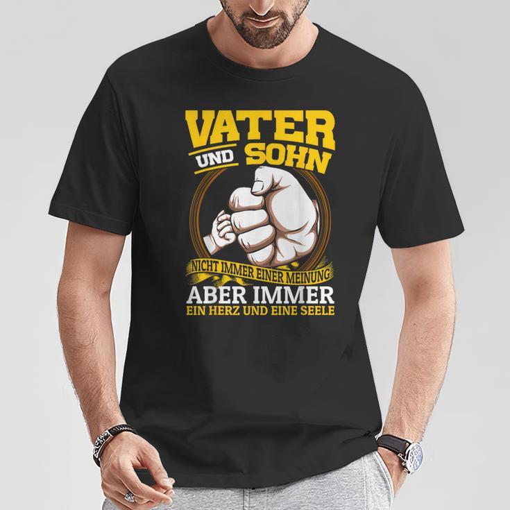 Vater & Sohn Nicht Immer Einer Minung Aber Father & T-Shirt Lustige Geschenke