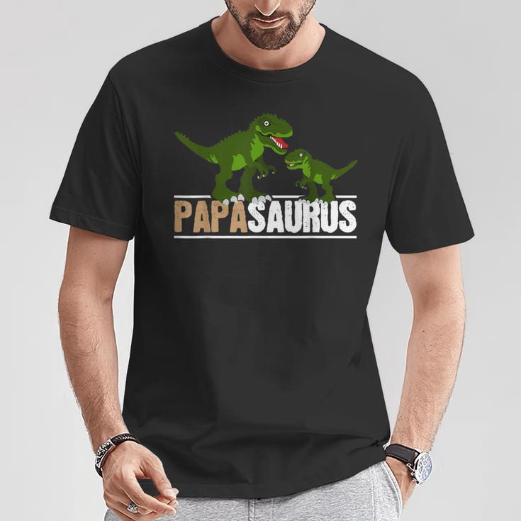 Vatertag Papa Familie T-Rex Dino Geschenk T-Shirt Lustige Geschenke