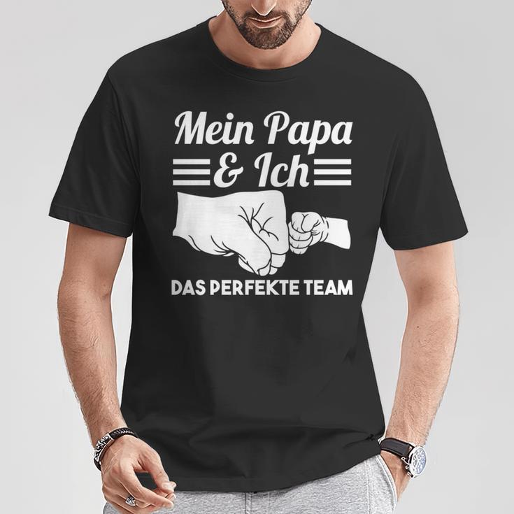 Vatertag Papa Und Sohnater Und Tochter T-Shirt Lustige Geschenke